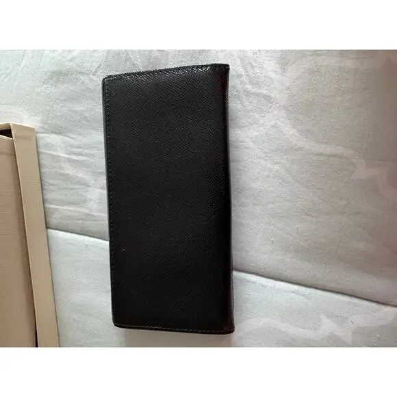 Burberry Long Black Continental Wallet